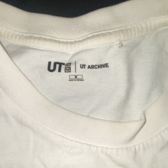Uniqlo UT Archive Men’s White One Piece Luffy Double-Sided Graphic Tee M