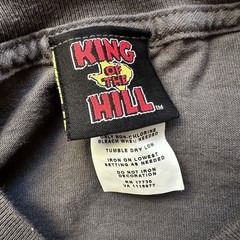 VTG 2005 King Of The Hill Bill Working On My Six Pack Beer T Shirt Simpsons XL