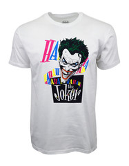 1987 BATMAN JOKER GRAPHIC WHITE T SHIRT