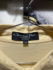 Vintage Christian Dior Monsieur Polo T-Shirt Long Sleeve single stitch Size. L