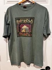 Francis Ford Coppola Presents Rosso California Red Wine Green T-shirt XL