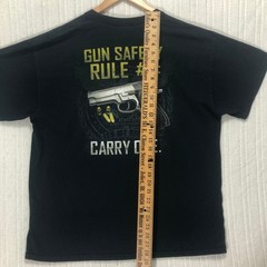 Buck Wear Gun Safety Rule #1 Carry One 2nd Amendment Graphic T-Shirt Size XL
