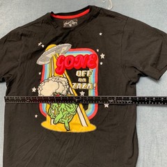 Frost Originals Gone Off Da Zaza T Shirt Men Large Black Crew Neck Graphic Print