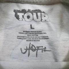 2023 Travis Scott Utopia Tour T Shirt Mens Large White Skitzo Circus Maximus Tee