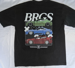 Subaru BRZ Car Shirt XL Blk BRGS Race Drift Streetwear JDM Toyota GR86 3182