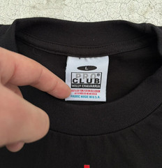 Willy Chavarria x Pro Club Oversized T Shirt Black L Runway STAFF ONLY Exclusive