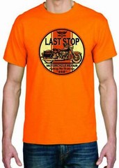 Adult DryBlend® T-Shirt – ( LAST STOP – BIKER / CHOPPER)