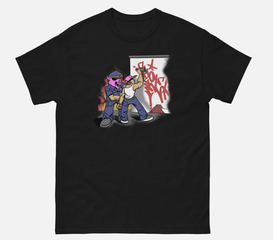 VINTAGE GRAFFITI DESIGN 90s GRAFFITI KLOVE OLD SCHOOL GRAFFITI Men’s classic tee