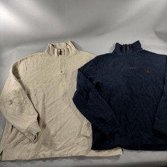 Lot of 10 Henley Crew Neck Pull Over Long Sleeve T-shirts Mens Size M/L/XL