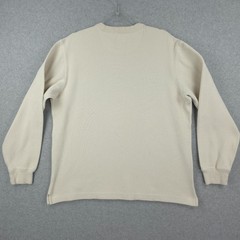 Filson Shirt Mens Large Waffle Knit Thermal Crew Neck Long Sleeve Sand