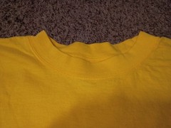 Vintage I Climbed The Great Wall Of China Shirt 90s Yellow Large