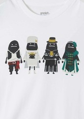 [Graniph]Bravely Default / Octopath Traveler Brave Shadow | White T-Shirt SS-XXL
