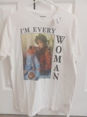 OLD NAVY Mens T Shirt Size Medium Color White Withney Houston image!