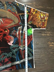 Spawn Todd Macfarlane Marvel DC Comics Single Stitch T Shirt Size L Hiptrack AOP