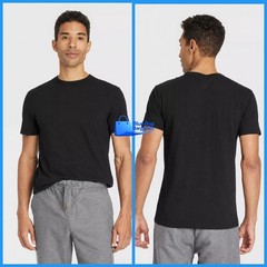 XXL – Mens Every Wear Short Sleeve T-Shirt – Goodfellow Co – Black