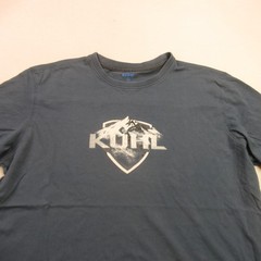 Kuhl Shirt Mens XL Short Sleeve Crew Neck Casual Lightweight Blue Outdoors
