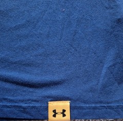 Under Armour Project Rock Mens Shirt XL Blue HeatGear Rents Due Brahma Bull Logo