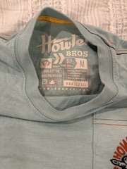 Howler Bros Heed the Call Pocket T Shirt Blue Graphic Short Sleeve Mens M
