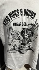 NYPD Pipes And Drums Finbar Golf 2XL TShirt New York City Police Bagpiper Rare