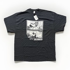 Jujutsu Kaisen Satoru Gojo Black Graphic T-Shirt Size 2XL