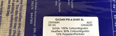 NWT Gildan 10 Pack Of A Shirts TANK T Tee Shirts Men Tagless Black and Gray