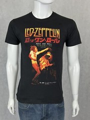 DEADSTOCK 2007 LED ZEPPELIN FOUR STICKS JAPAN 45 TributeT SHIRT ROCK TEE Small