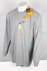 Ariat Men’s Rebar Cotton Strong Bare Working Class Pocket T Shirt Heather Grey
