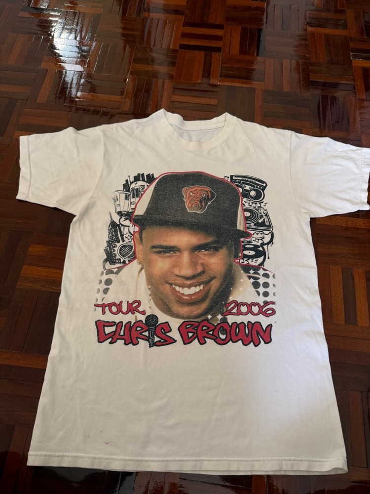 CHRIS BROWN 2006 TOUR CONCERT MERCH T SHIRT MEN’S SIZE M