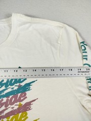 REI Co-op Shirt Mens Large White Retro Opt Outside Graphic Long Sleeve Tagless