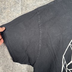 Revenge Streetwear Black Double Sided Spider Graphic T Shirt Mens Size XL 23×29