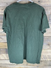 Ohio University Dad Men’s Sz L Green Heavy Cotton Short Sleeve T-Shirt
