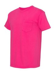 COMFORT COLORS 6030 Adult Pocket Tee – 3 First Quality Shirts – Assorted Colors