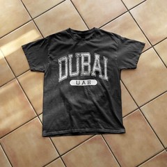 Dubai UAE Classic Varsity Style T-Shirt Tourist Destination Tee