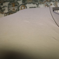 BYLT Men’s Drop Cut Lux SS T-Shirt Size XL Gray (Minor Stains) Basics Shirt