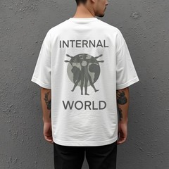 Graphic TShirt Max Heavyweight – Original Artwork Design Internal World Limited