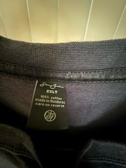 Men’s Sean John Embroidered Blue Y2K Shirt Size 2XL Tall
