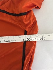 Vintage Y2K Nike Team Sports Snap front Warm Up Jersey Orange Men’s XL