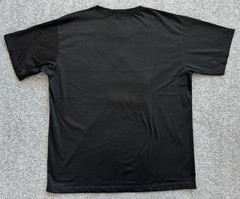 HONG KONG Embroidered 100% Cotton Black Short Sleeve T Shirt – Size XL
