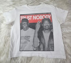 Original Flavor Cropped Biggie Smalls 2 Pac Trust Nobody (M)
