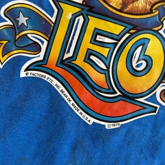 Vintage 1979 Hanes Heavyweight 50/50 Leo The Lion T-Shirt Adult XL