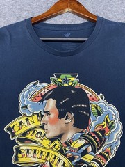 Serenity Firefly Movie TV Show Blue Graphic T-Shirt Men’s XXL Tee Fury See Pics