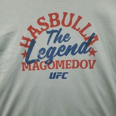 Hasbulla UFC T-Shirt Mens XXL Blue MMA The Legend Graphic Short Sleeve
