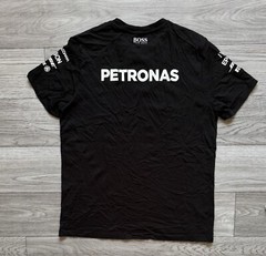 Mercedes AMG F1 Petronas Team Black T shirt Mens Size XL