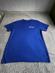 Under Armour Men’s XXL Regular Blue Crew Neck Short Sleeve Logo Golf Tee