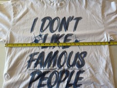 Vince Staples I Don’t Like Famous People Long Sleeve Tour T-Shirt Size XL