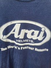 Vintage 90s Arai Racing Helmets Shirt Size Large