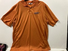 Pay Day Peanut Caramel Candy Bar Polo Button Down Shirt 3XL (Employee) Orange