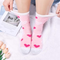 Fuzzy Socks for Women Cozy Pink Warm Winter Christmas Stocking Stuffers