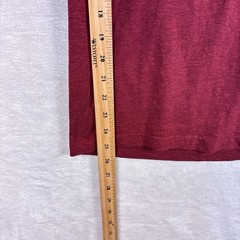 VTG A #1 Grandad Tshirt Mens L Burgundy Single Stitch Normcore 70s 80s USA
