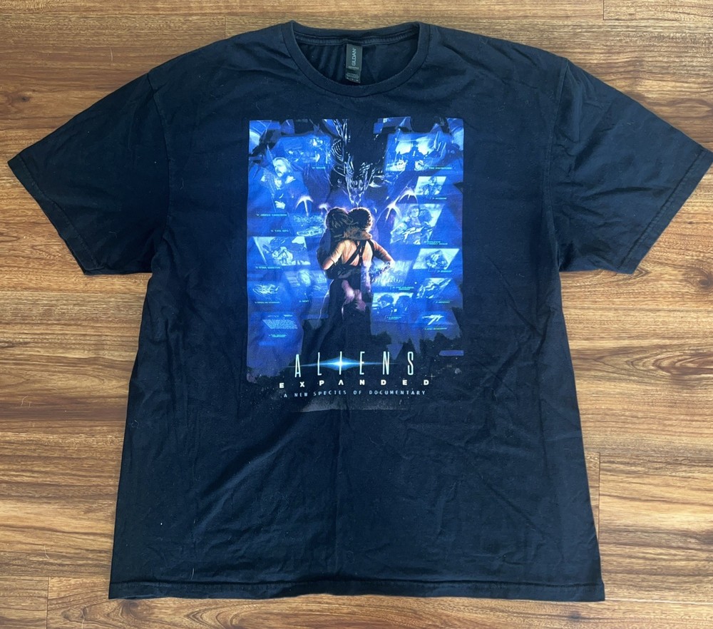 Aliens Expanded: A New Species of Documentary T Shirt Size Extra Large XL Black